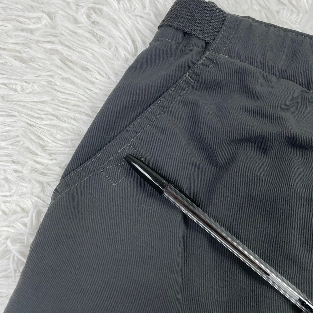 North‎ Face Shorts Mens Extra Large Gray Nylon Belted Cargo 40